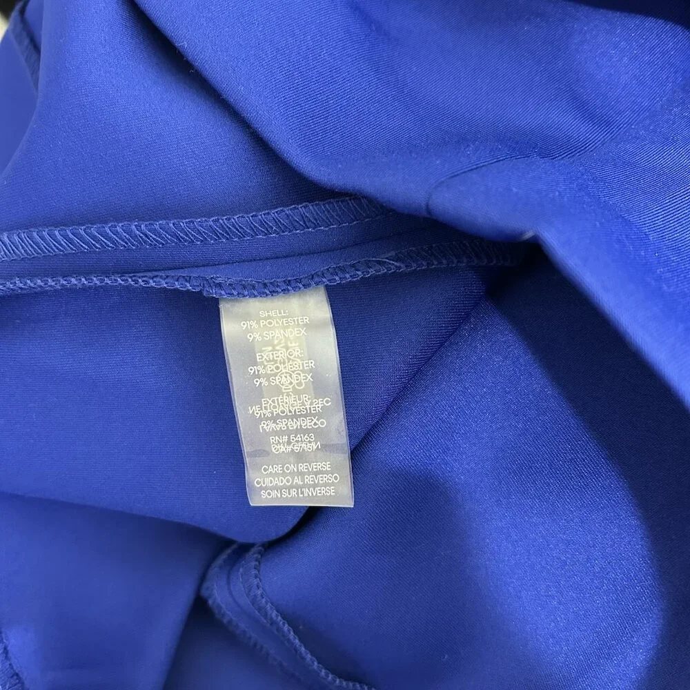 Calvin Klein Blue Midi Dress with Sleek Design - Picture 9 of 11